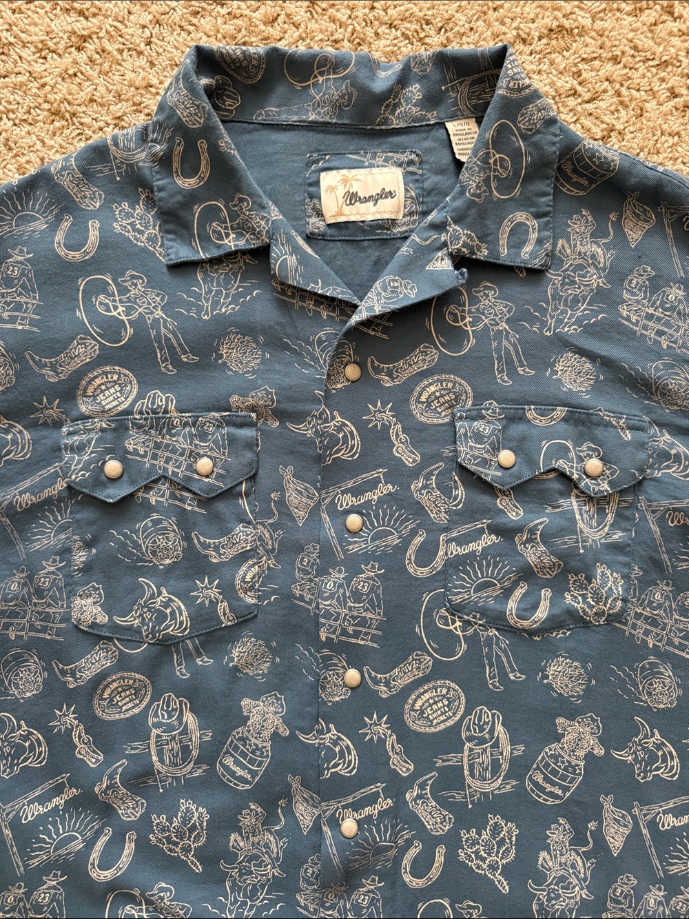 Wrangler Coconut Cowboy Tidal Retreat Shirt